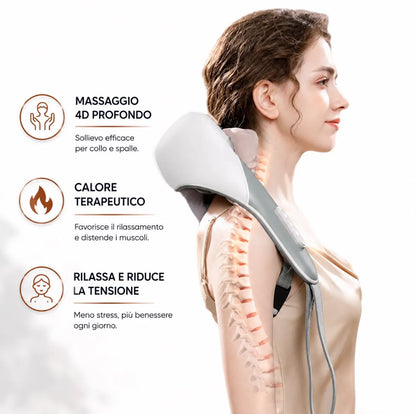 HEVA CervicalRelax™ | Massaggiatore Professionale 4D